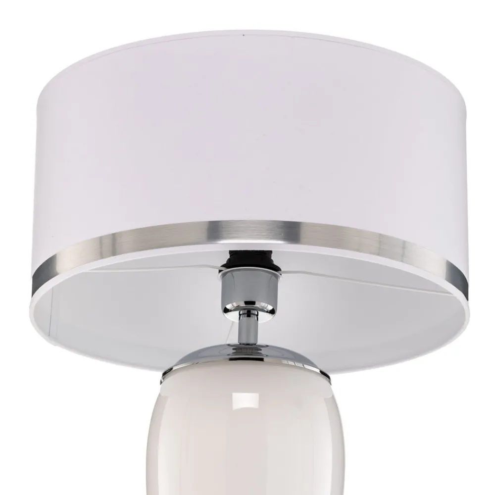 Pendellamper|Bordlamper ^ Argon Bordlampe Lund, hvid/opal, højde 70 cm