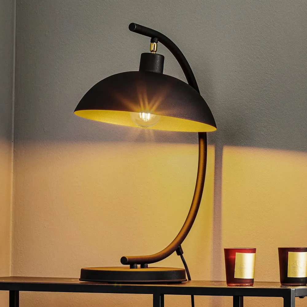 ALDEX Bordlamper > Bordlampe 1036, 1 lyskilde, sort-guld