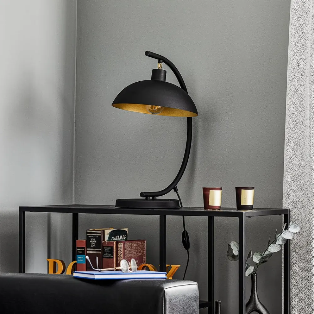 ALDEX Bordlamper > Bordlampe 1036, 1 lyskilde, sort-guld