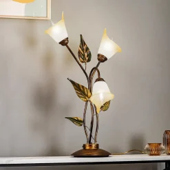 ONLI Bordlamper > Bordlampe Miranda med 3 lyskilder, bronze