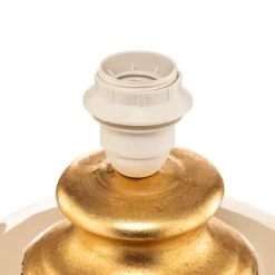 Bordlamper ^ ONLI Bordlampe Mozart i elfenben/guld