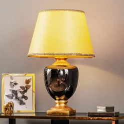 ONLI Bordlamper > Bordlampe Mozart i spejlet grå/guld