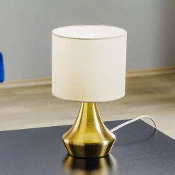 ONLI Bordlamper > Bordlampe Ottone med tekstilskærm, messing