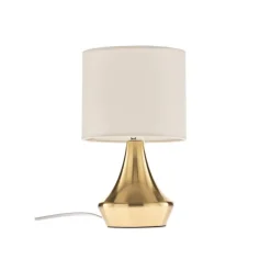 ONLI Bordlamper > Bordlampe Ottone med tekstilskærm, messing