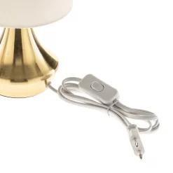 ONLI Bordlamper > Bordlampe Ottone med tekstilskærm, messing