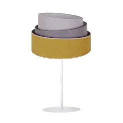 Bordlamper ^ Duolla Bordlampe Pastell Trio senf/grå/lysegrå H 50 cm