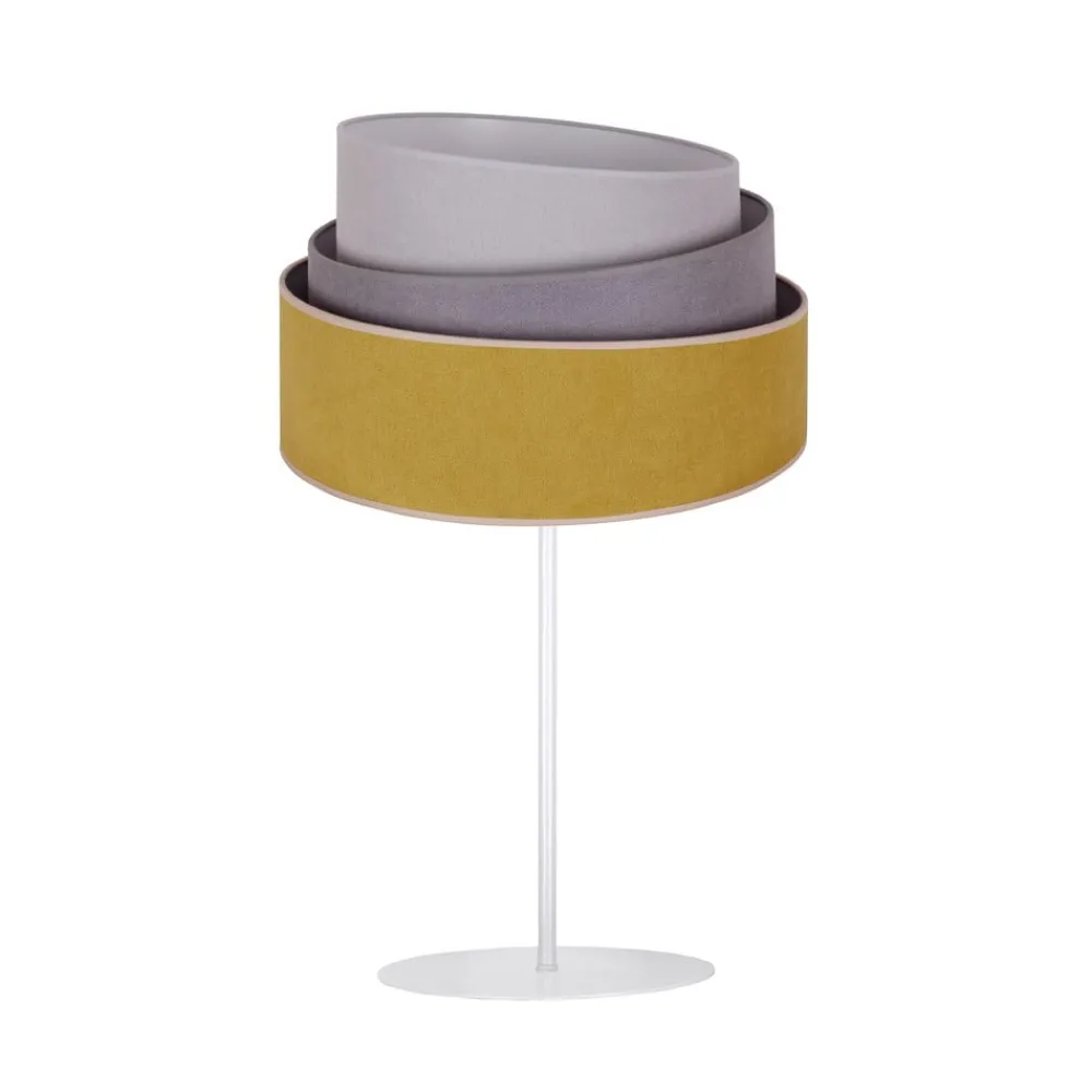 Bordlamper ^ Duolla Bordlampe Pastell Trio senf/grå/lysegrå H 50 cm