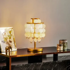 ONLI Bordlamper > Bordlampe Ruben med perlemorskiver