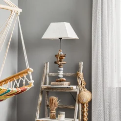 ONLI Bordlamper > Bordlampe Seregon med stendekoration, højde 63 cm