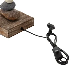 ONLI Bordlamper > Bordlampe Seregon med stendekoration, højde 63 cm