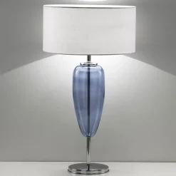 AILATI Bordlamper > Bordlampe Show Ogiva 82 cm glaselement blå