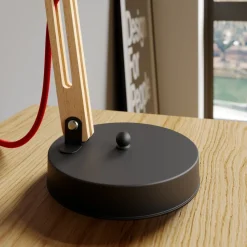 Lamkur Arbejdsrum/Kontor|Bordlamper > Bordlampe Skansen, justerbar, sort