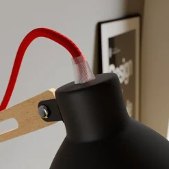 Lamkur Arbejdsrum/Kontor|Bordlamper > Bordlampe Skansen, justerbar, sort