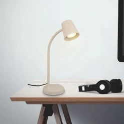 Briloner Arbejdsrum/Kontor > Bordlampe Skriva, beige, metal, GU10, 38 cm, drejelig