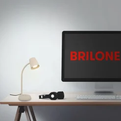 Briloner Arbejdsrum/Kontor > Bordlampe Skriva, beige, metal, GU10, 38 cm, drejelig