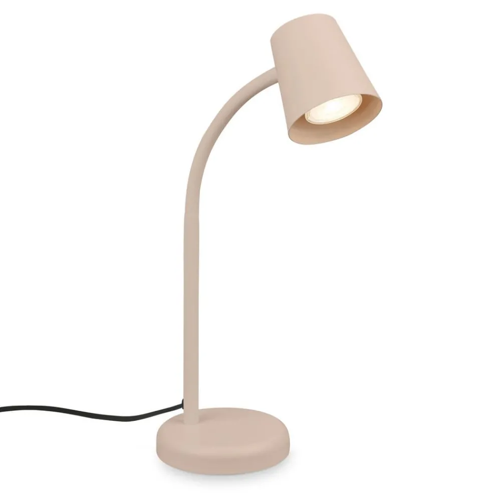 Briloner Arbejdsrum/Kontor > Bordlampe Skriva, beige, metal, GU10, 38 cm, drejelig