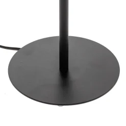 Luminex Bordlamper > Bordlampe Soho, cylindrisk 56 cm sort/guld