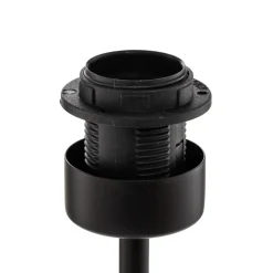 Luminex Bordlamper > Bordlampe Soho, cylindrisk 56 cm sort/guld