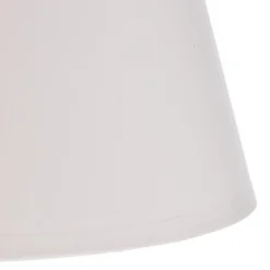 Bordlamper ^ Luminex Bordlampe Soho, konisk Højde 33 cm, hvid