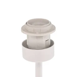 Bordlamper ^ Luminex Bordlampe Soho, konisk Højde 33 cm, hvid