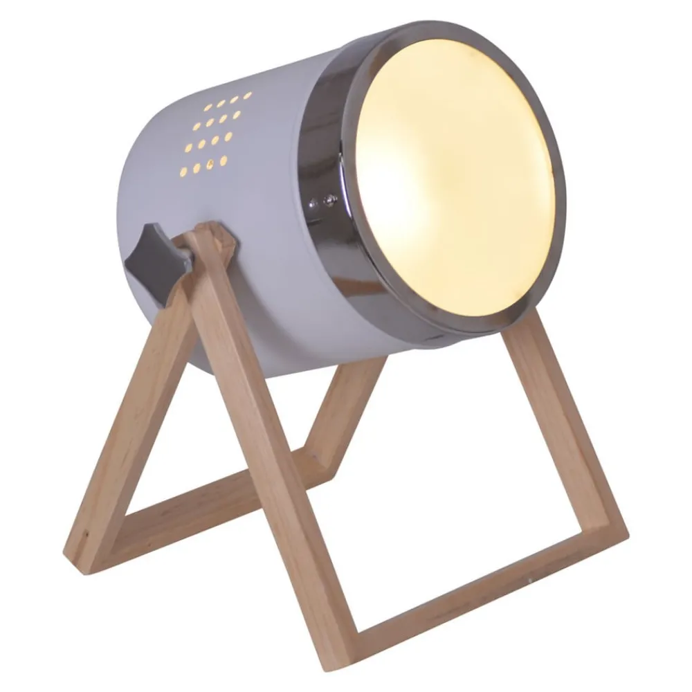 Näve Bordlamper > Bordlampe Tim hvid-sølv