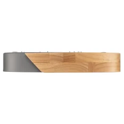 Näve Loftlamper > Borneo LED-loftlampe med træramme