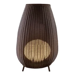 Bover Dekorationsbelysning|Terrassebelysning > Amphora 02 terrasselampe, brun rattan