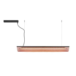 Bover Udendørs Pendellamper > LED-hængelampe Nans Balis S/140, brun/rød, 140 cm
