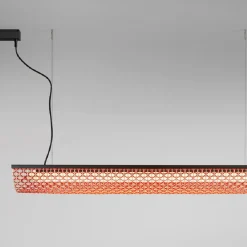 Bover Udendørs Pendellamper > LED-hængelampe Nans Balis S/140, brun/rød, 140 cm