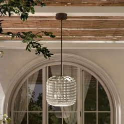 Udendørs Pendellamper ^ Bover Nans S/31 LED udendørs pendel, beige