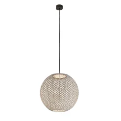 Bover Udendørs Pendellamper > Nans Sphere S/60 LED udendørs pendel brun