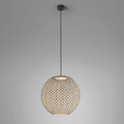 Bover Udendørs Pendellamper > Nans Sphere S/60 LED udendørs pendel brun