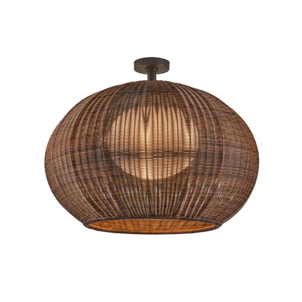 Bover Udendørs Loftlamper > udendørs loftlampe Garota, grafitbrun/brun