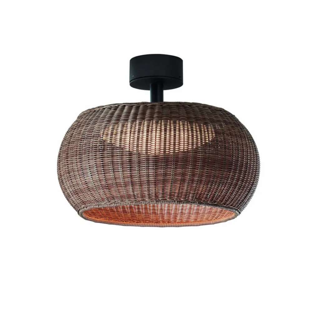 Bover Udendørs Loftlamper > udendørs loftlampe Perris, brun/brun, Ø 47 cm