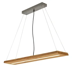 Pendellamper ^ Trio Lighting Brad LED-pendel lavet af træ