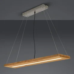 Pendellamper ^ Trio Lighting Brad LED-pendel lavet af træ