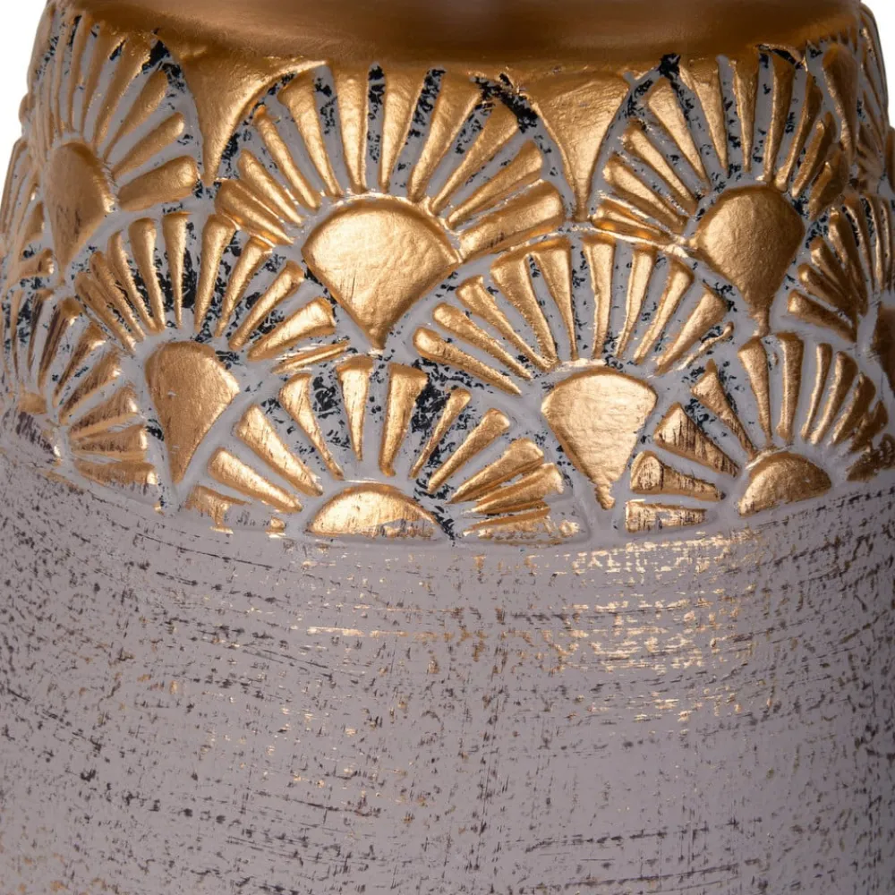 Näve Bordlamper > Bronco bordlampe, beige, keramik/kunstlæder, højde 39 cm