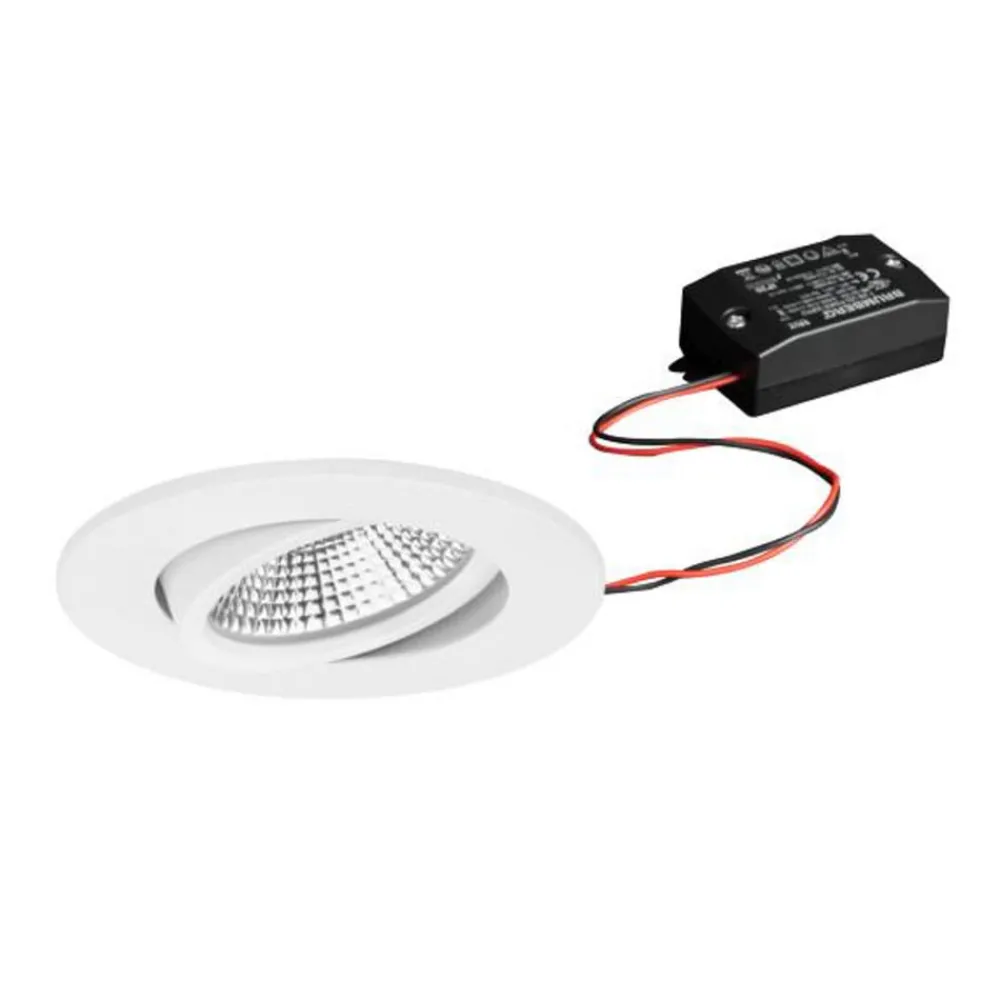 Loftlamper|Indbygningsspots ^ BRUMBERG BB23 indbyg. IP65, ikke dæmpbar, hvid