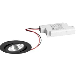 BRUMBERG Indbygningsspots > BB03 indbygning RC driver kantet sort