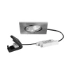 Loftlamper ^ BRUMBERG BB25 indbygningsspot IP65 RC tilslutningsdåse mat nikkel
