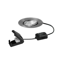 Loftlamper ^ BRUMBERG BB23 LED-spot IP65 on/off-tilslutningsdåse mat nikkel