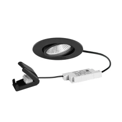 Loftlamper ^ BRUMBERG BB23 LED-spot IP65 RC-dim tilslutningsboks sort mat