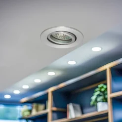 BRUMBERG Loftlamper|Spotlights > 0063 downlight, rundt, aluminium