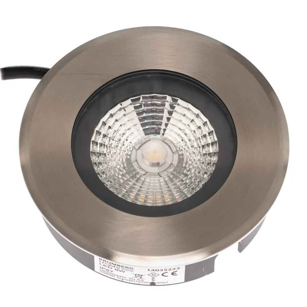 BRUMBERG Nedgravet Udebelysning > Hybride Flat LED-gulvlampe til indbygning, 13 cm