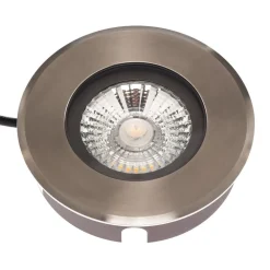 BRUMBERG Nedgravet Udebelysning|Udendørs Spot > Hybride Flat LED-gulvlampe til indbygning, 15 cm
