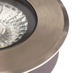 BRUMBERG Nedgravet Udebelysning|Udendørs Spot > Hybride Flat LED-gulvlampe til indbygning, 15 cm