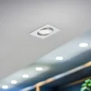 BRUMBERG Loftlamper > indbygningsspot IP65 kantet, kobles, krom