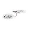 BRUMBERG Loftlamper > indbygningsspot IP65 rundt, dæmpes, hvidt
