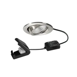 BRUMBERG Indbygningsspots > LED-indbygningsspot BB09 on/off, tilslutningsboks, stål