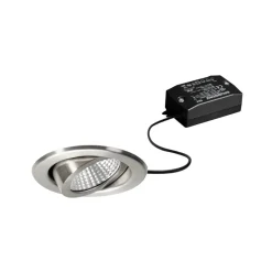 BRUMBERG Indbygningsspots > LED-indbygningsspot BB09, tænd/sluk, stål